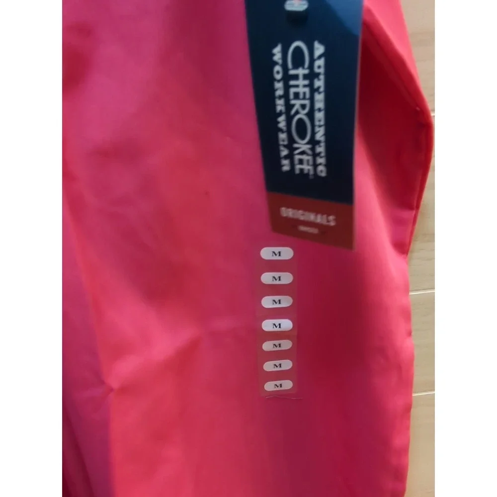 Chreokee dark pink scrubs top pants set women M Medium w/tags cargo pants w/MARK